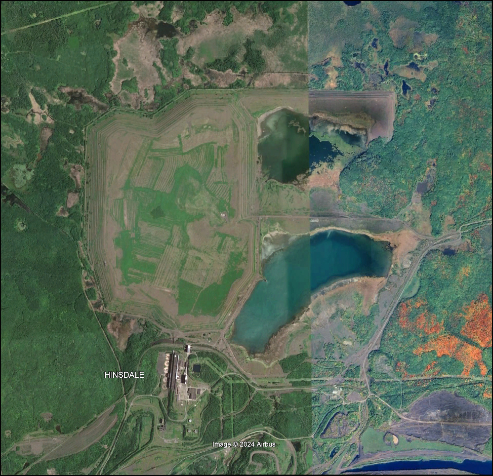 Google Earth image of the PolyMet Flotation Tailings Basin (FTB) (2023 image)