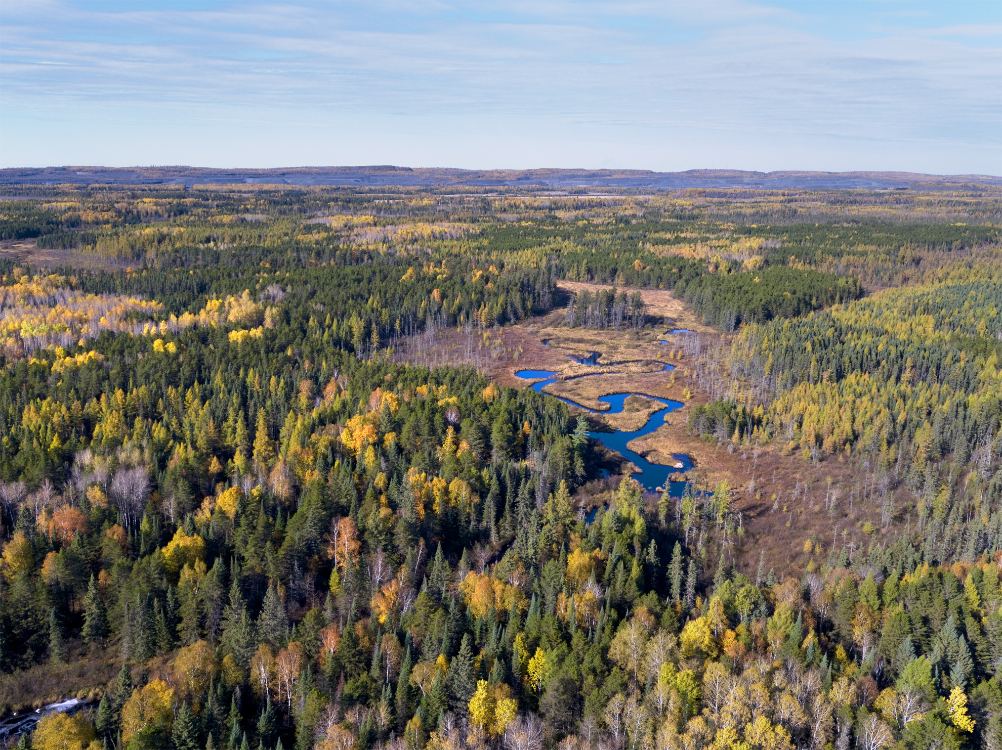 The Partridge River on the PolyMet site
